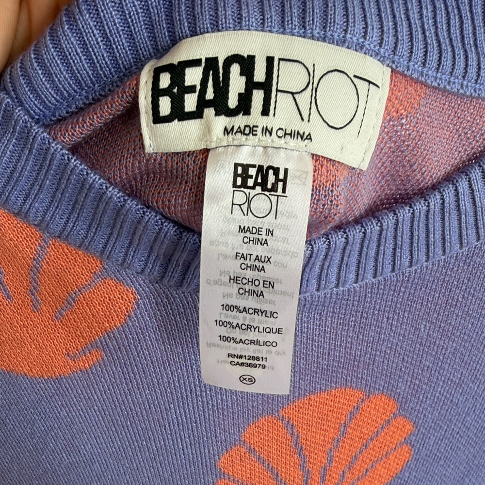 Beach Riot Siren Shells Beach Sweater - Picture 4 of 5